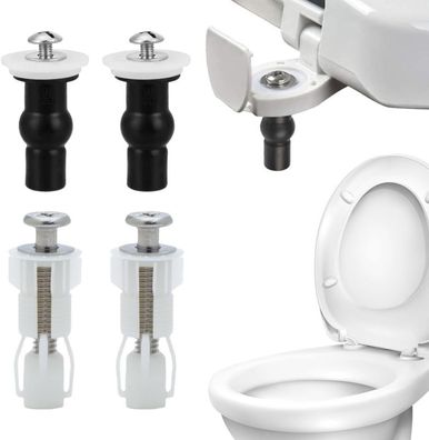 4 Stück Toilettensitz Behoben Schraube Wc-Sitz Befestigung Universal Zubehör