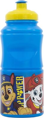 PAW Patrol Sport Easy Hold Flasche 380ml Pup Power Trinkflasche für Kinder