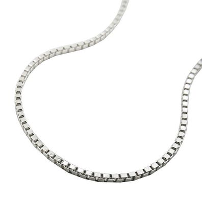 Fußkette 1mm Venzianerkette längenvariabel mit 3 Ösen Silber 925