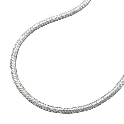 Armband 1,5mm Schlangenkette rund glänzend Silber 925