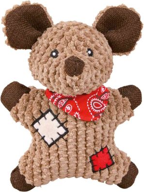 Trixie 36030 Maus Mit Flicken, Stoff/Jute, 19 Cm