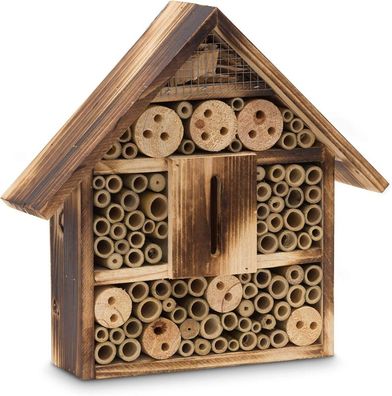 Insektenhotel - Natürlicher Unterschlupf für Käfer, Bienen & Insekten - Holzhaus