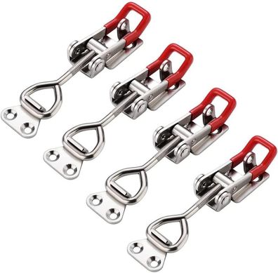 Einstellbare Toggle Clamps Metall Hebel Spannverschluss für Kisten Boxen Schrank