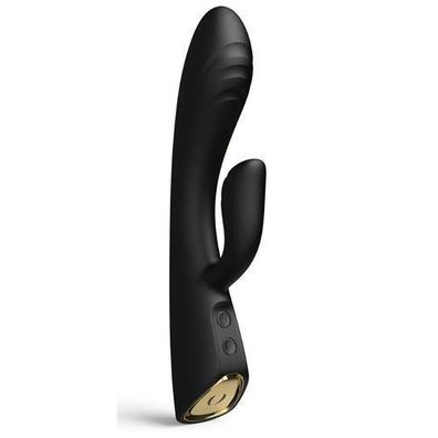 Flexibler Rabbit-Vibrator in Schwarz von Marc Dorcel - Intensiver Genuss mit starker