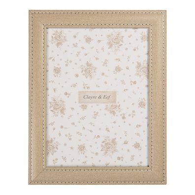 Clayre & Eef Bilderrahmen 15x20 cm Beige Holzprodukt (Gr. 19x1x24 cm / 15x20 cm)