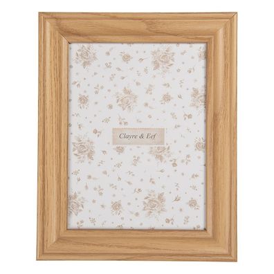 Clayre & Eef Bilderrahmen 15x20 cm Braun Holzprodukt (Gr. 20x2x25 cm / 15x20 cm)