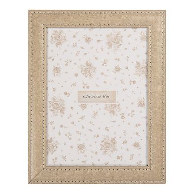 Clayre & Eef Bilderrahmen 10x15 cm Beige Holzprodukt (Gr. 14x1x19 cm / 10x15 cm)