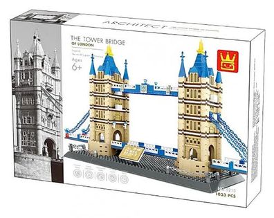 Wange 5215 Architect-Set The Tower Bridge of London Klemmbaustein Set