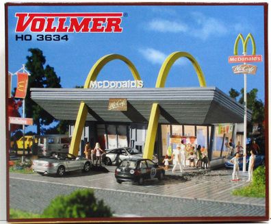 Spur H0 Vollmer 364 Schnellrestaurant MC Donalds Bausatz OVP - (1312K)