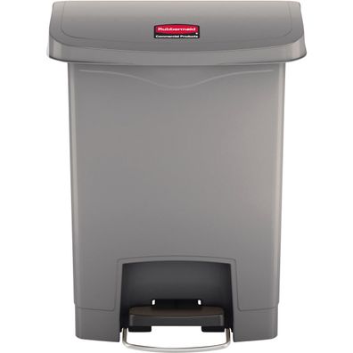 Rubbermaid Tretabfalleimer Slim Jim 1883600 Kunststoff 30l grau