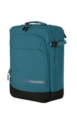 großer 35 Liter Rucksack Reisetaschen-Kombi Travelite KICK OFF Handgepäck, Petrol
