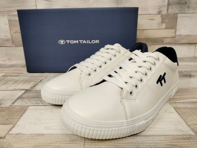 Tom Tailor Herren Sneaker weiß zum Schnüren