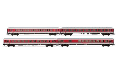 Arnold HN4360 4-teiliges Personenwagen-Set IC der DB A Spur N