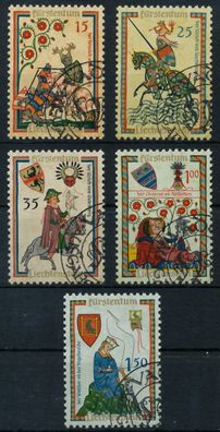 Liechtenstein 1961 Nr 406-410 gestempelt X157992