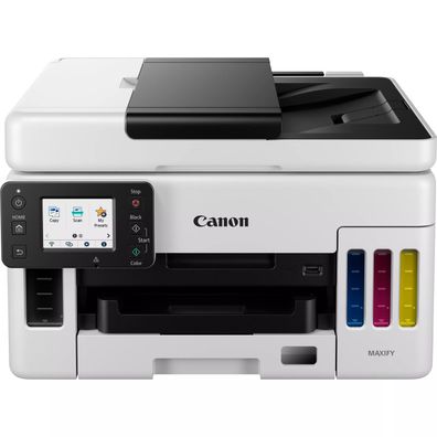 Canon MAXIFY GX6040, Tintenstrahl, Farbdruck, 600 x 1200 DPI, A4, Direktdruck, Weiß