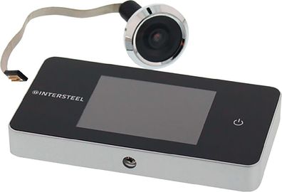 Digitaler Türspion Basic Ku. silber 100Grad 38 mm/110mm Intersteel