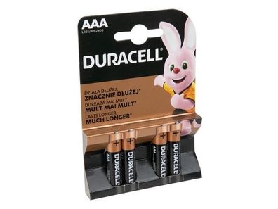 Duracell LR03 AAA Batterien 4St