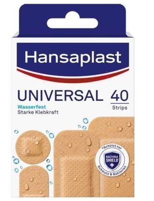 Hansaplast Universalpflaster, 40 Stück - Erste-Hilfe-Set