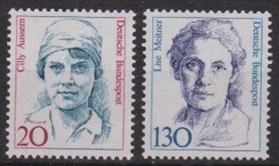 BRD 1988 postfrisch MiNr. 1365-1366 Frauen der deutschen Geschichte