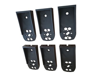 6 x Aspöck Halter für Flexipoint - Aufhängeteil 150 mm - Nr. 15-5311-007