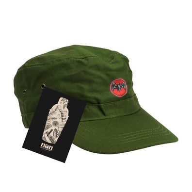 Bacardi Rum Military Cap – Grüne Kappe für den Sommer