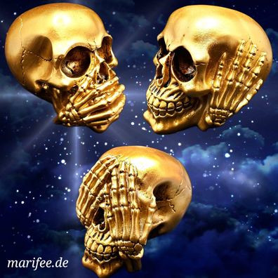 Nichts sehen, nichts hören, nichts sagen 3 Totenköpfe, Skull Art.-Nr. 11091