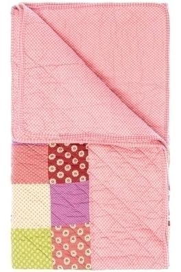 Patchwork Decke Francesca III Baumwolle Mehrfarbig