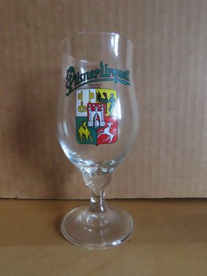 Bierglas Pilzglas mit Fuß Pilsner Urquell mit Wappendruck/0,2L