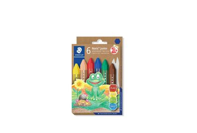 Staedtler 224 C6 Wachsmalkreide Noris junior 6er Kartonetui(S)