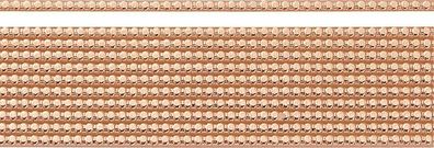 KNORR prandell 218306058 Wachs-Perlstreifen 200 mm Ø 2 mm rosegold glänzend