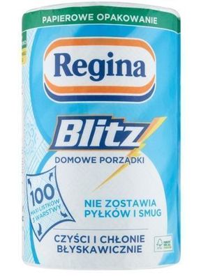 Regina Blitz Allzweck-Papierrolle, Reinigungstécher, 1 Rolle