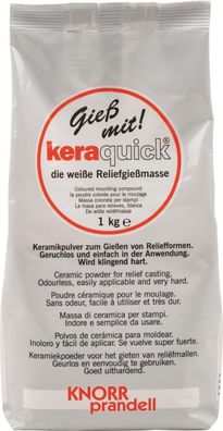 KNORR prandell 212160000 Gießmasse keraquick, weiß, 1 kg