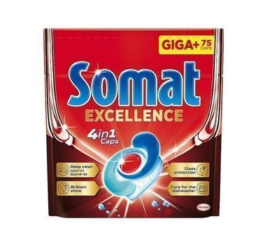 Somat Giga+ Excellence 4in1 Spülmaschinentabs, 75 Stk