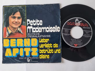 Bernd Apitz - Petite Mademoiselle 7'' Vinyl Germany/ CV Ronnie Tober