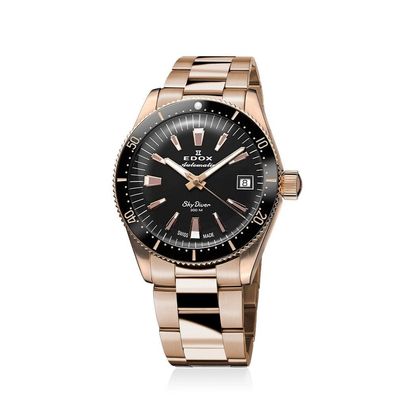 Edox - 80131 37RNM NI - Armbanduhr - Unisex - Automatik - Skydiver 38 Date