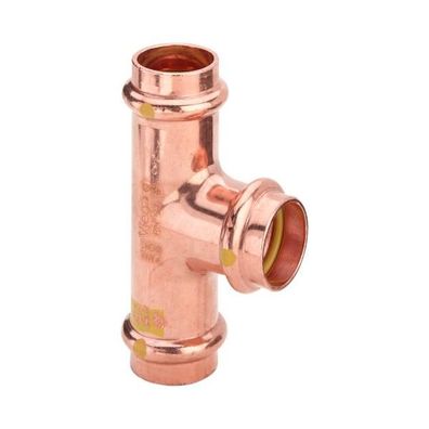 Viega T-Stück mit SC Profipress G 2618 für Gas in 18x15x18mm Kupfer