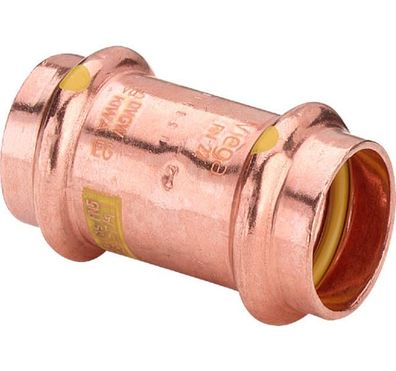 Viega Muffe mit SC Profipress G 2615 für Gas in 15mm Kupfer