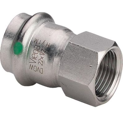 Viega Übergangsst. mit SC Sanpress Inox 2312 in 15mm x Rp3/4, Edelstahl
