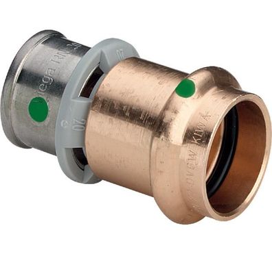 Viega Übergangsstück mit SC Sanpress 2213P in 16x15mm Rotguss