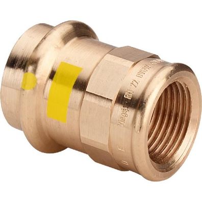 Viega Übergangsstück mit SC Profipress G 2612 für Gas in 18mm x Rp3/4 Rotguss