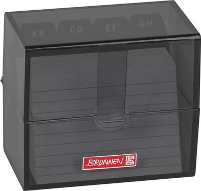 Brunnen 102058090 Karteikasten Colour Code 8,5 x 7,5 x 4,8 cm onyx