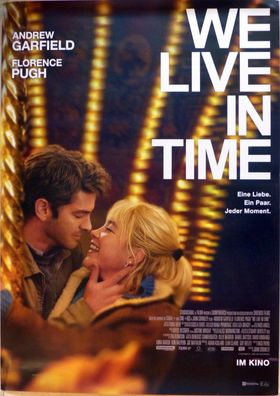 We live in Time - Original Kinoplakat A0 - Andrew Garfield Florence Pugh - Filmposter