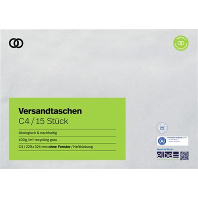 Soennecken Versandtasche oeco 2940 C4 oF hk 15St