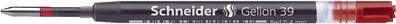 Schneider 103902 Gel-Tintenrollermine Gelion 39 - 0,7 mm, rot
