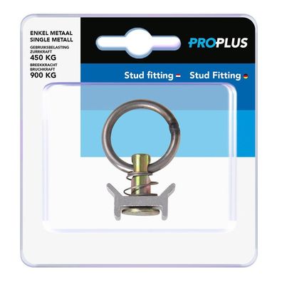 Stud Fitting Single Metall im Blister