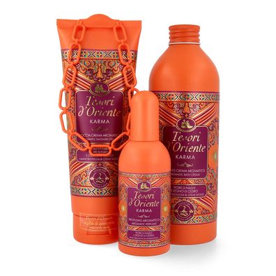 Tesori d'Oriente Karma Geschenkset - Edt + Duschcreme + Badecreme