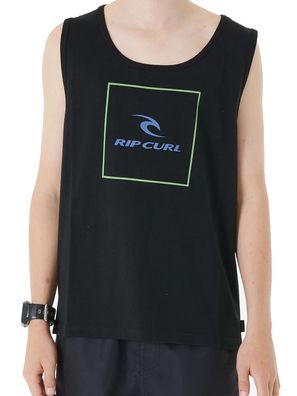 RIP CURL Kids T-Shirt Corp Icon black - Größe: 16