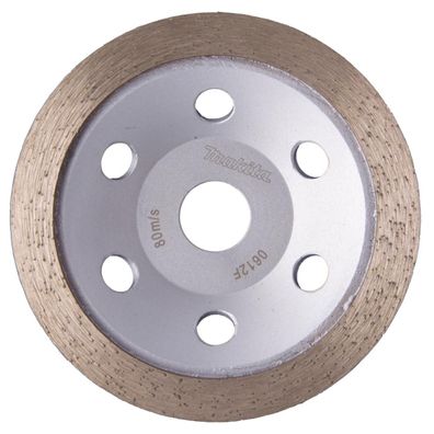 Makita Diamantschleifscheibe, 125 x 22,23 mm glatt • silber • 125 x 22,23 mm