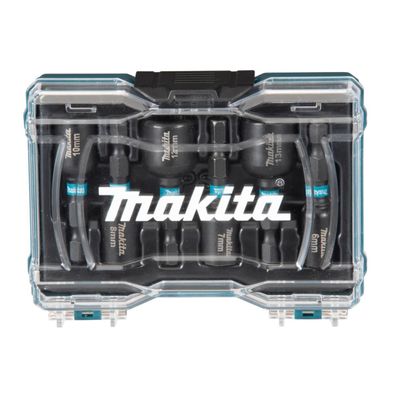 Makita Impact Black Stecknuss-Set mit Sechskant-Schaft 6 teilig • Set