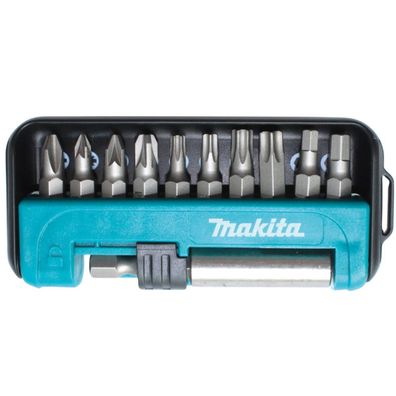 Makita - Schraubenziehersatz - 11 Stücke - torx, phillips, pozidriv, hex